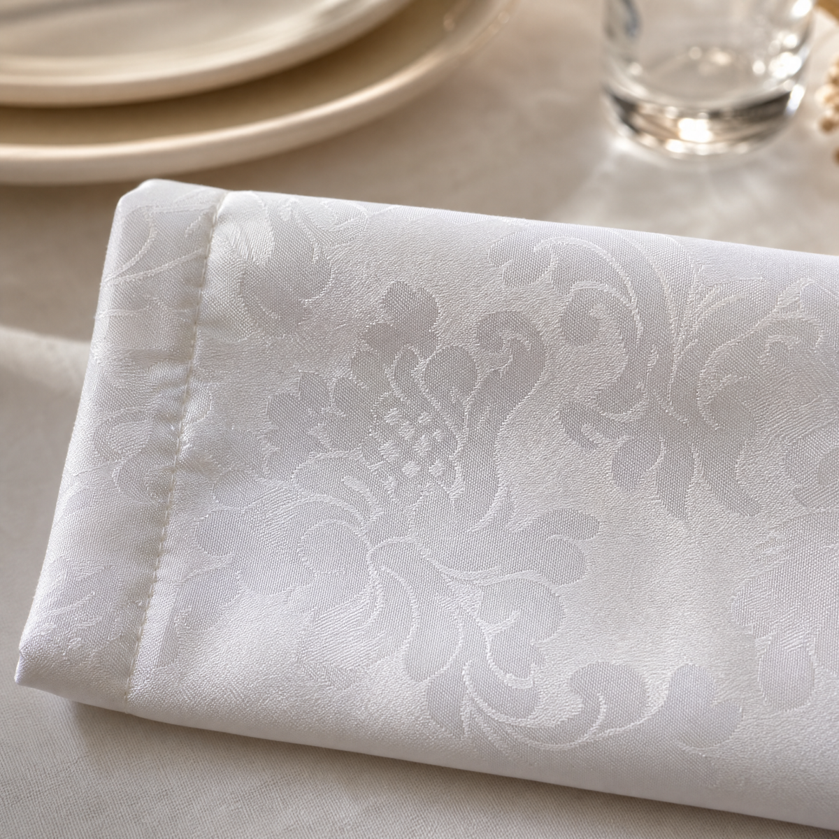 Nobre Servietten 6er-Set Branco
