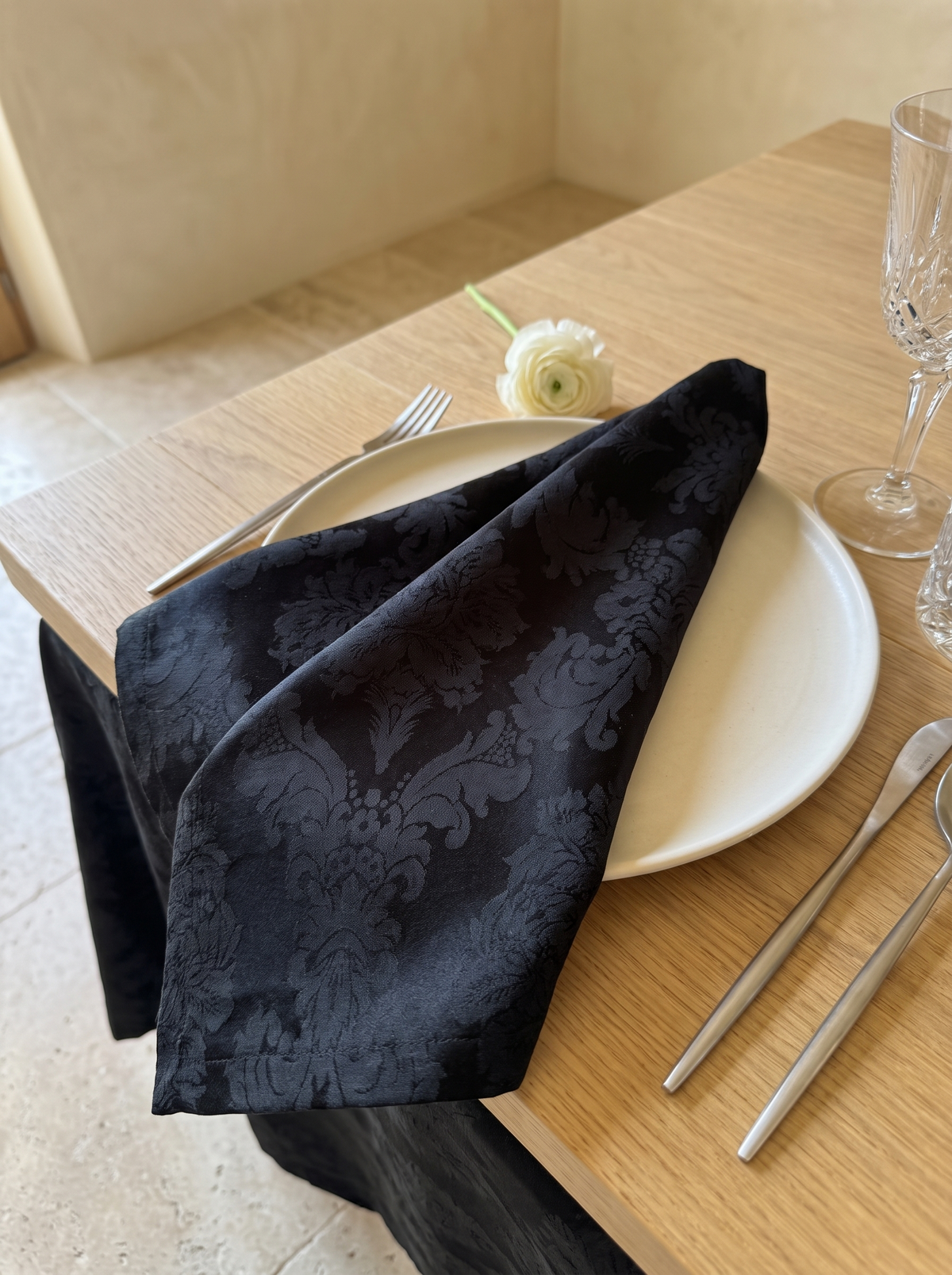 Nobre Servietten 6er-Set Preto